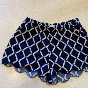 Scalloped Shorts